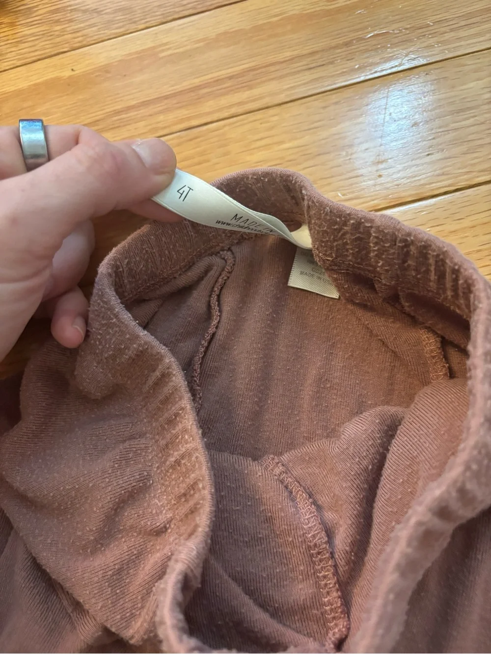 Childhoods matching brown Set with Cream Trim 4T